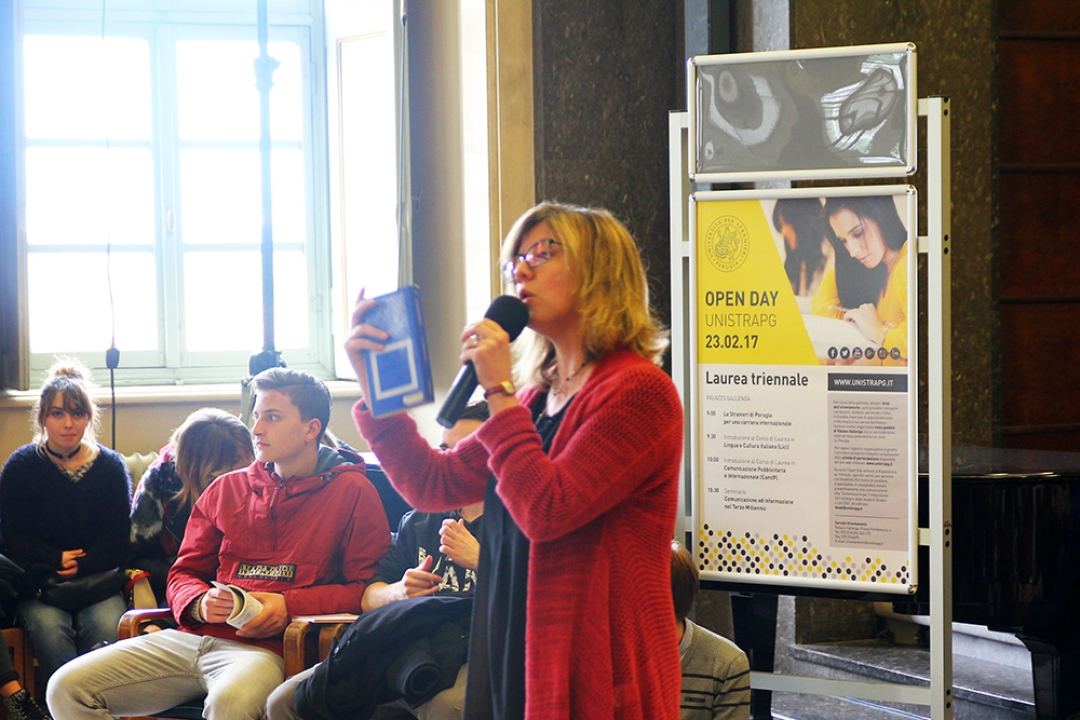 La prof.ssa Monia Andreani
