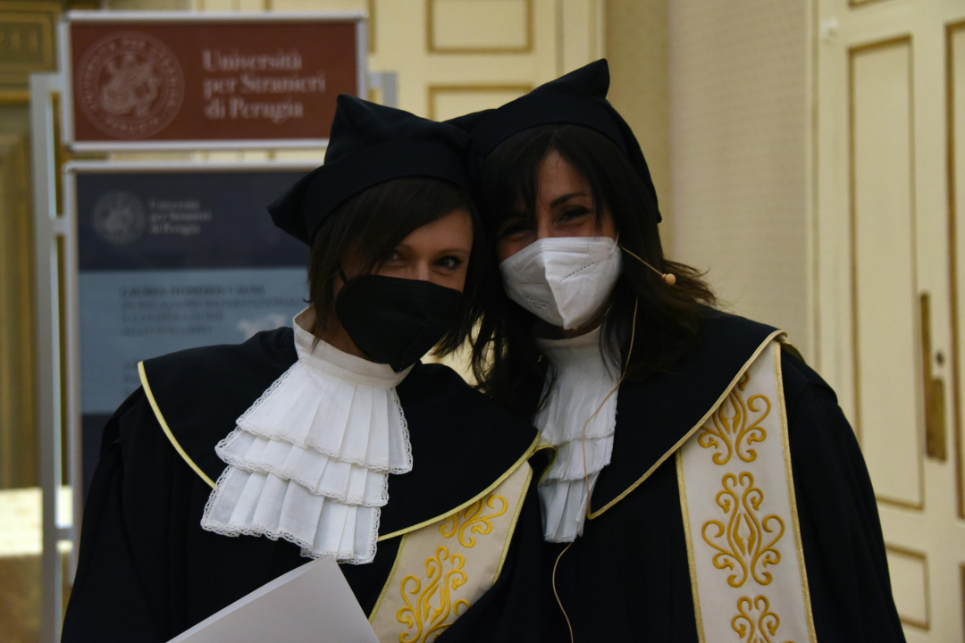 le professoresse Biscarini e Marchegiani le professoresse Biscarini e Marchegiani