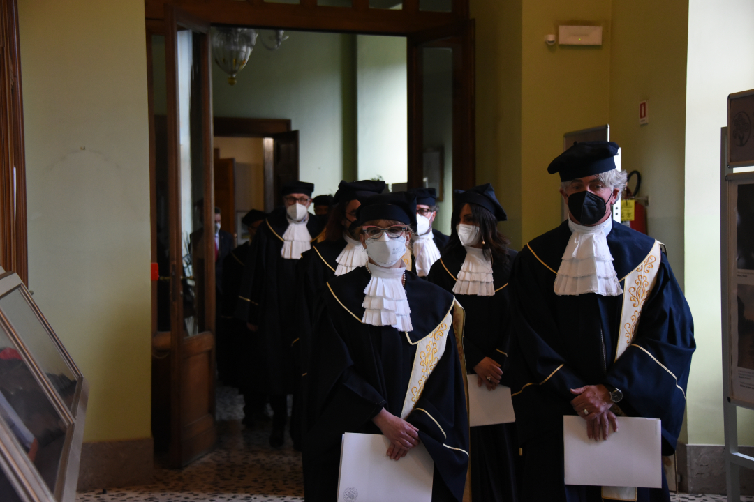 il corteo dei togati il corteo dei togati