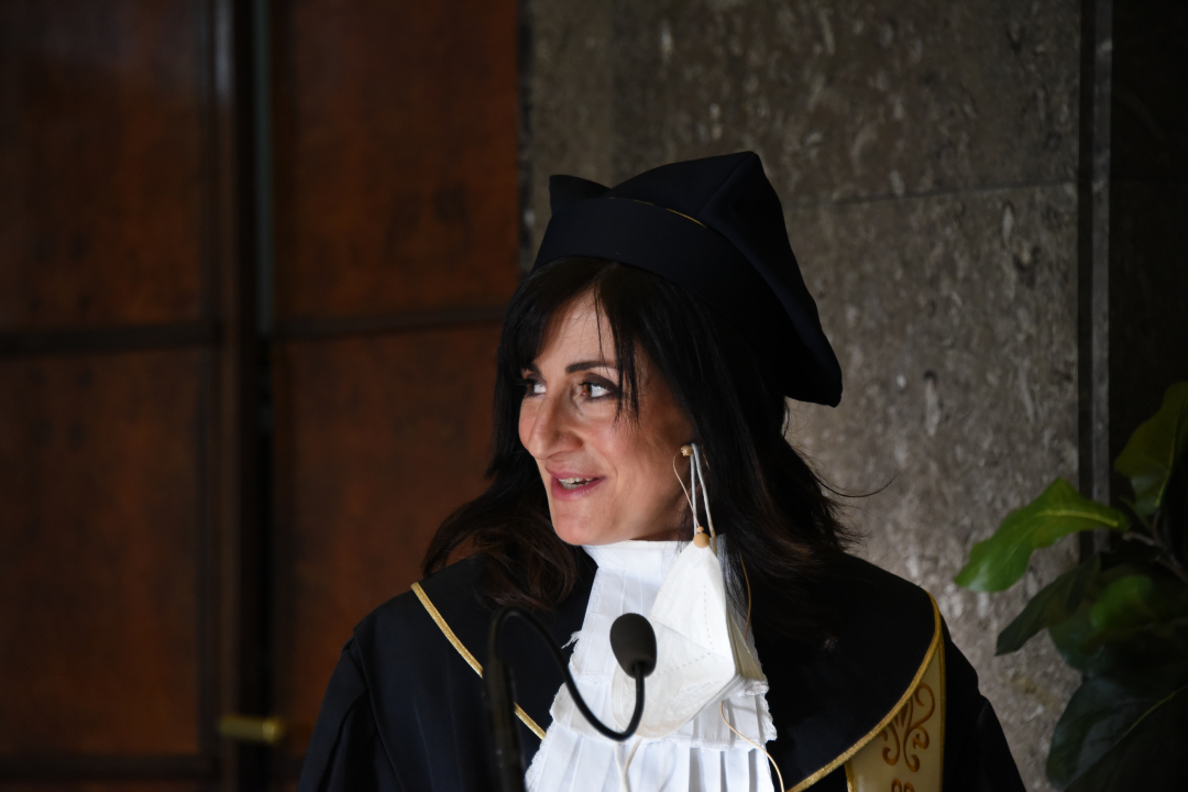 la prof.ssa Maura Marchegiani la prof.ssa Maura Marchegiani