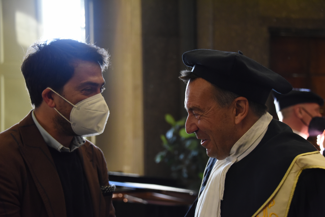 Maurer con Riccardo Stefanelli, Confindustria Umbria Maurer con Riccardo Stefanelli, Confindustria Umbria
