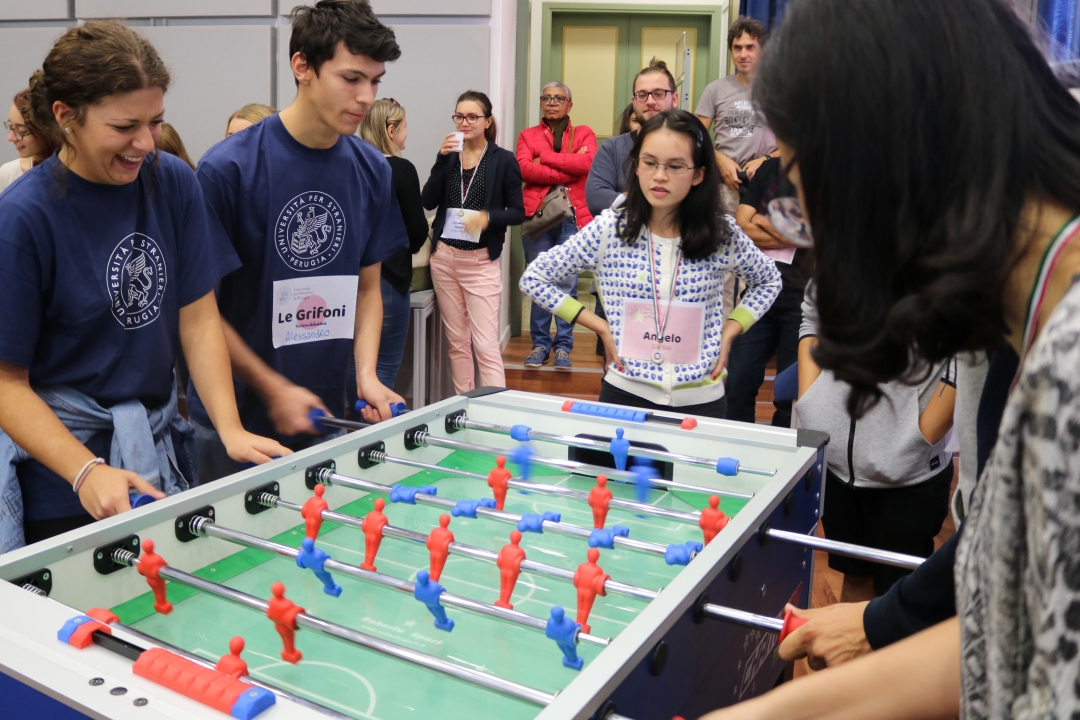 Torneo di biliardino alla Stranieri Torneo di biliardino alla Stranieri