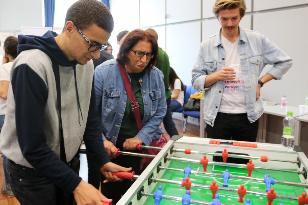 Torneo di biliardino alla Stranieri Torneo di biliardino alla Stranieri