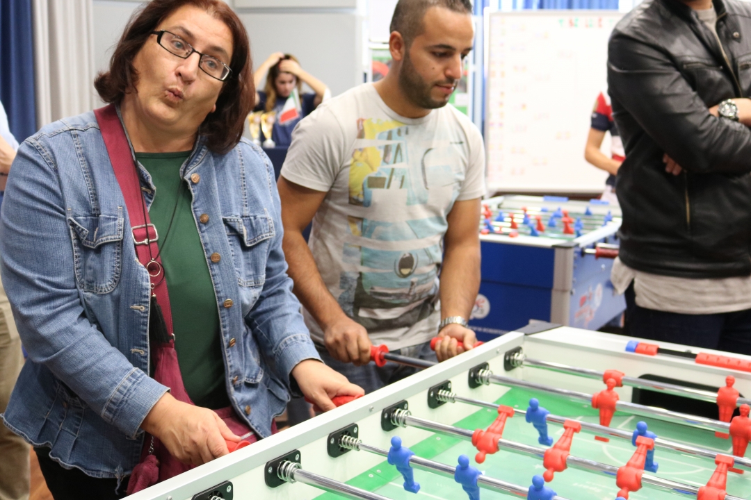 Torneo di biliardino alla Stranieri Torneo di biliardino alla Stranieri