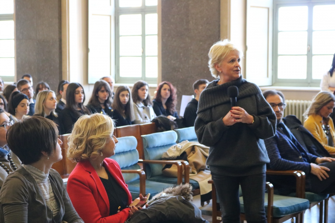 L'intervento della Rettrice L'intervento della Rettrice